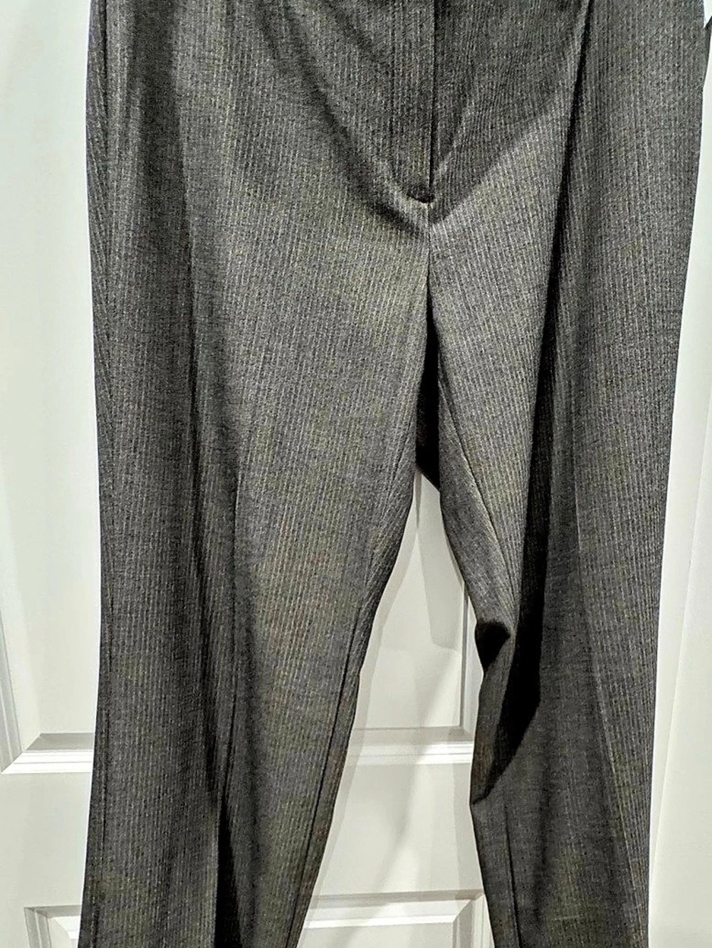 Rafaella Houndstooth Trousers in Gray Size 18W NWT